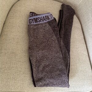 Gymshark High-Waisted Leggings – Heathered Purple Size Small